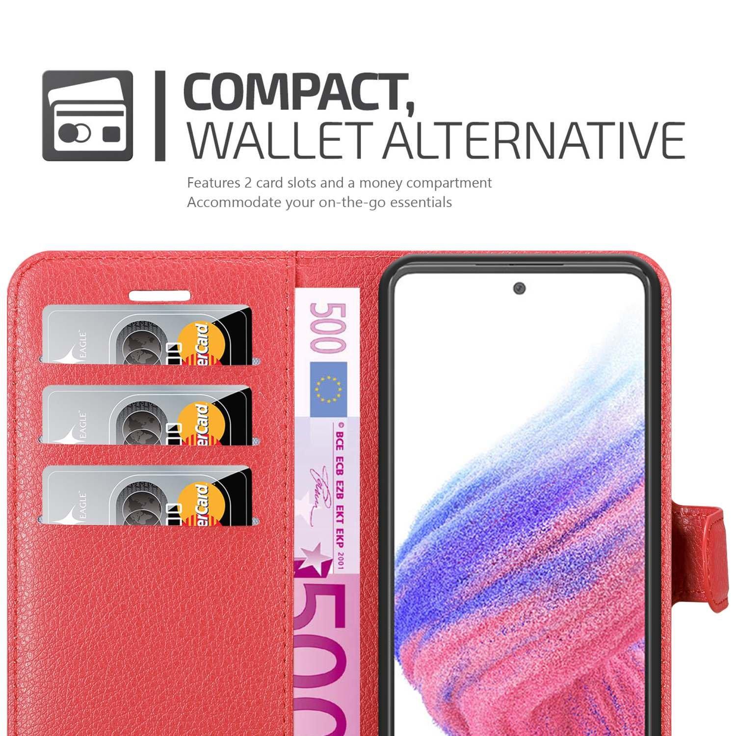 Cadorabo  Housse compatible avec Samsung Galaxy A53 5G - Coque de protection avec fermeture magnétique, fonction de support et compartiment pour carte 