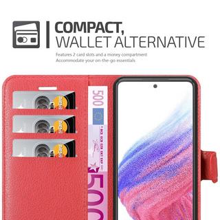 Cadorabo  Housse compatible avec Samsung Galaxy A53 5G - Coque de protection avec fermeture magnétique, fonction de support et compartiment pour carte 