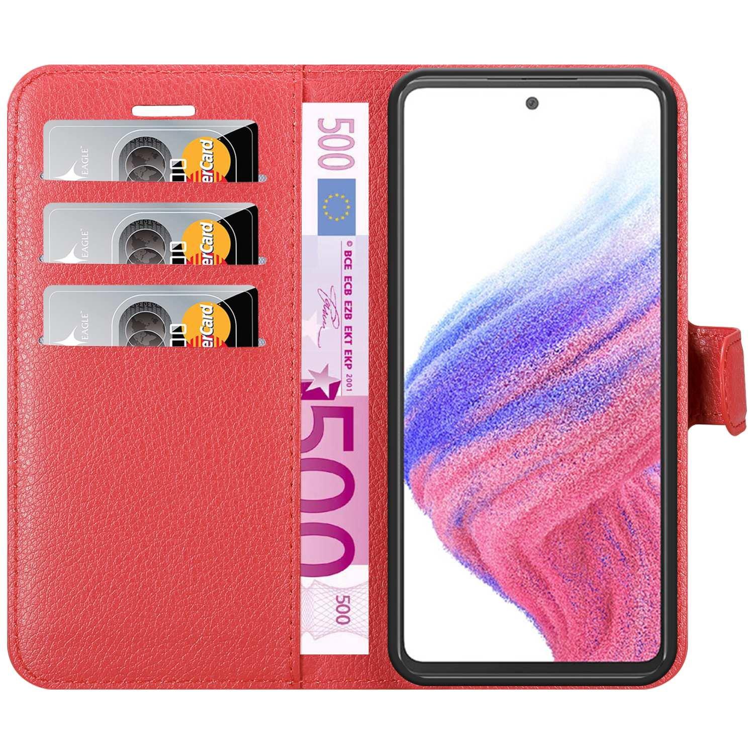 Cadorabo  Housse compatible avec Samsung Galaxy A53 5G - Coque de protection avec fermeture magnétique, fonction de support et compartiment pour carte 