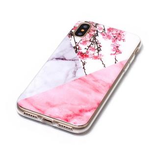 Cover-Discount  iPhone Xs / X - Coque silicone Marble 