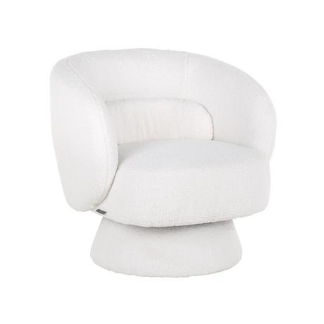 mutoni Chaise pivotante Senna blanc  