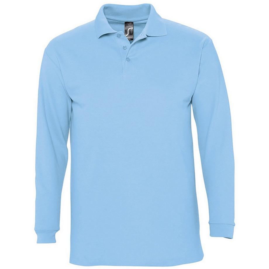 Winter II Pique LangarmShirt PoloShirt, Langarm