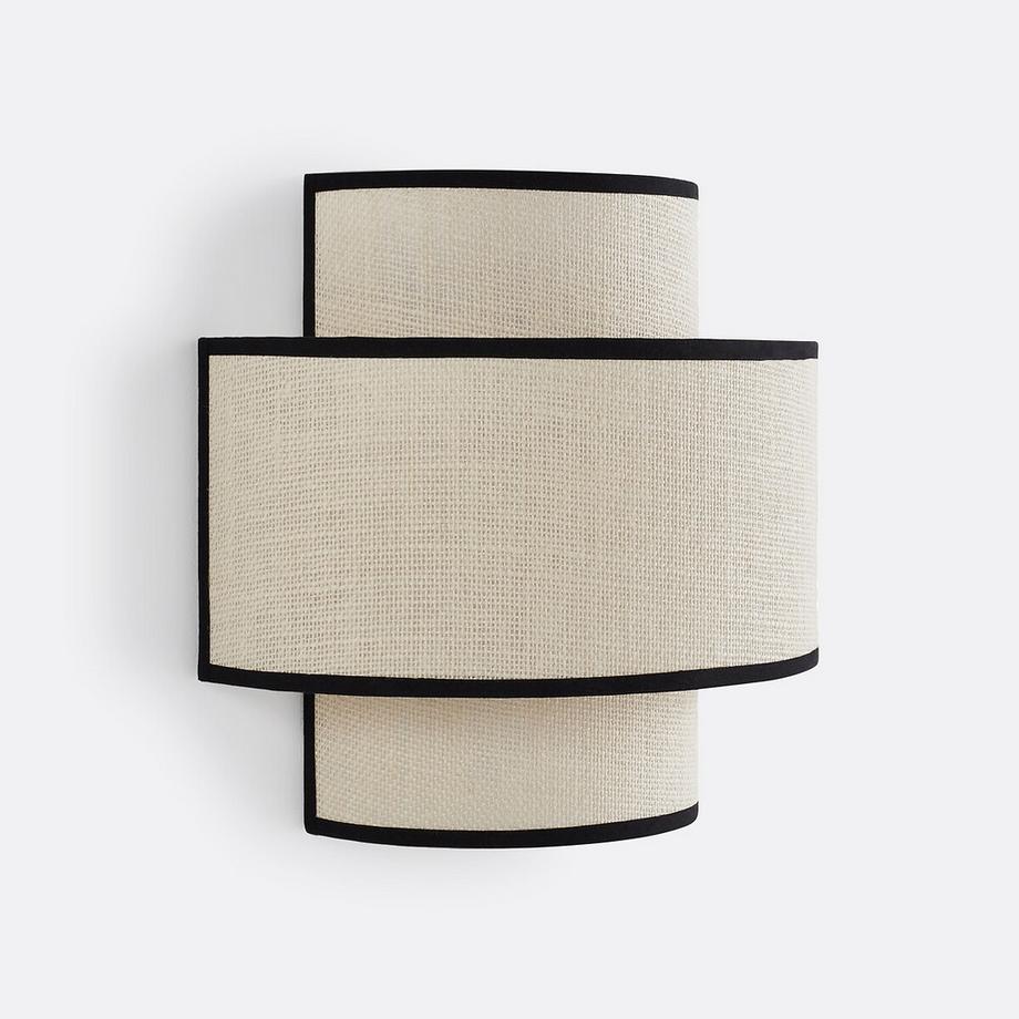 Applique double en jute