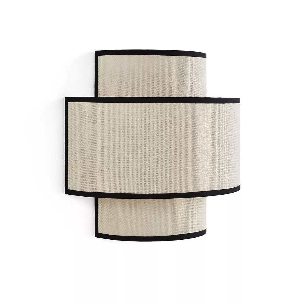 La Redoute Intérieurs – Wandleuchte Come mit Doppelschirm, One Size, Beige