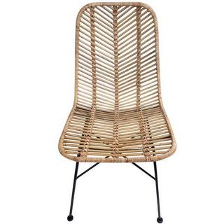 mutoni Chaise naturel Paco (lot de 2)  