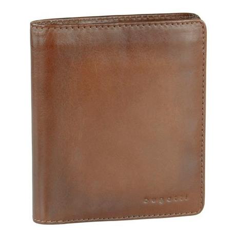 BUGATTI Domus RFID Hochformatbörse mit Klappe Cognac  