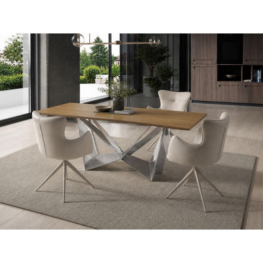 ANGEL CERDA Table à manger rectangulaire de design moderne  