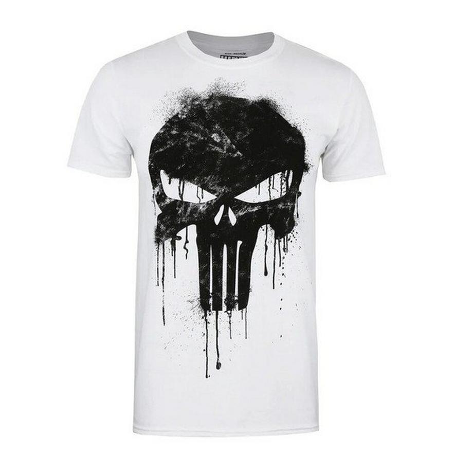 The Punisher Punisher T-Shirt Imprimé Tête de Mort  