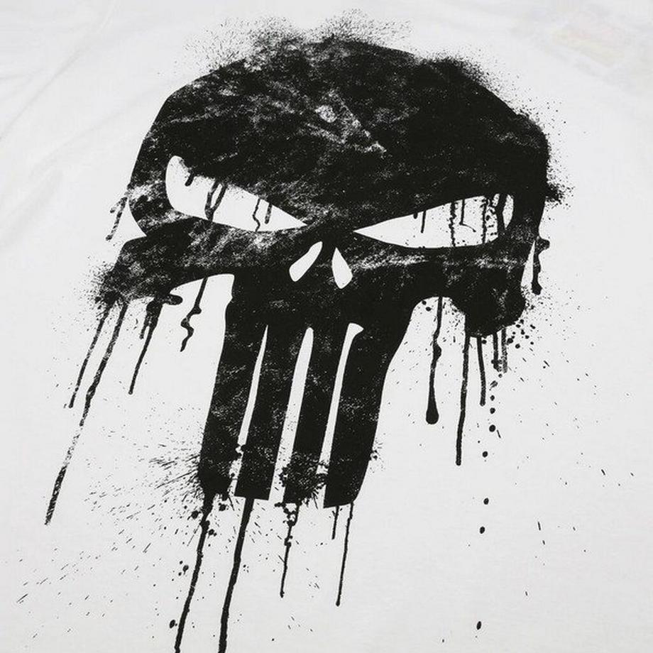 The Punisher Punisher T-Shirt Imprimé Tête de Mort  