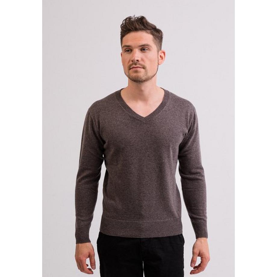 Kaschmir V-Ausschnitt Pullover