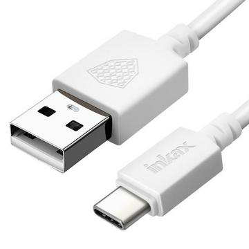 Inkax 3m USB-C Ladekabel – Weiß