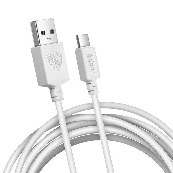 Avizar  Câble USB type C 3m Inkax - Blanc 