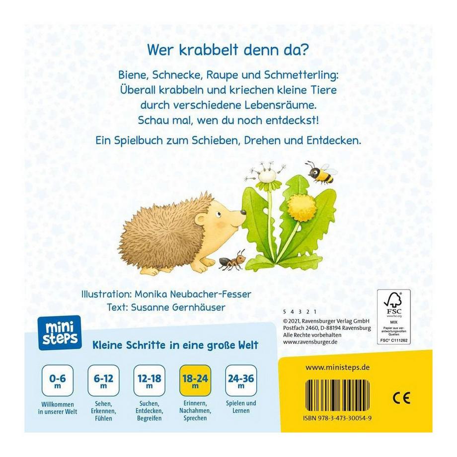 ministeps: Alles, was kribbelt und krabbelt Gernhäuser, Susanne; Neubacher-Fesser, Monika (Illustrationen) Gebundene Ausgabe 