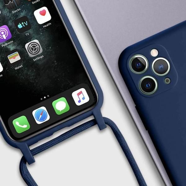 Avizar  Coque cordon iPhone 11 Pro Max Bleu 