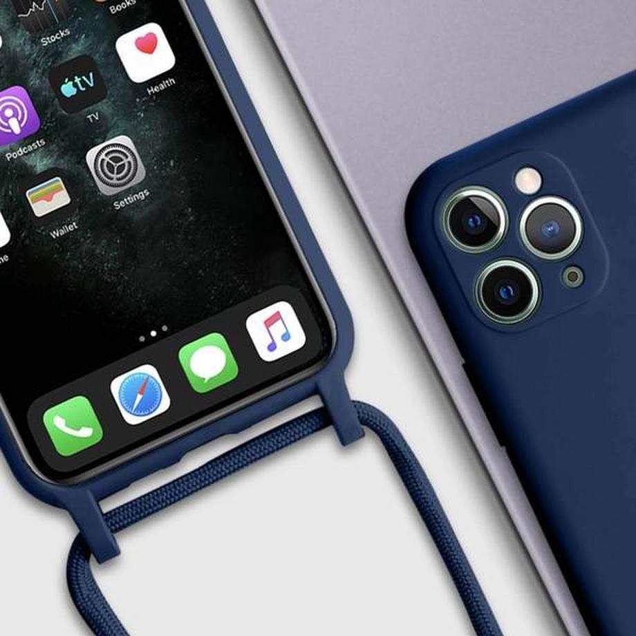 Avizar  Coque cordon iPhone 11 Pro Max Bleu 