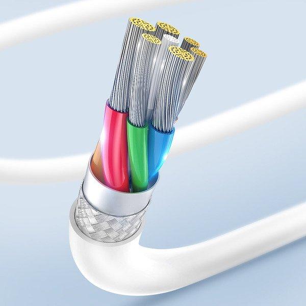 Avizar  Cable de charge Type Micro USB 1m Blanc 