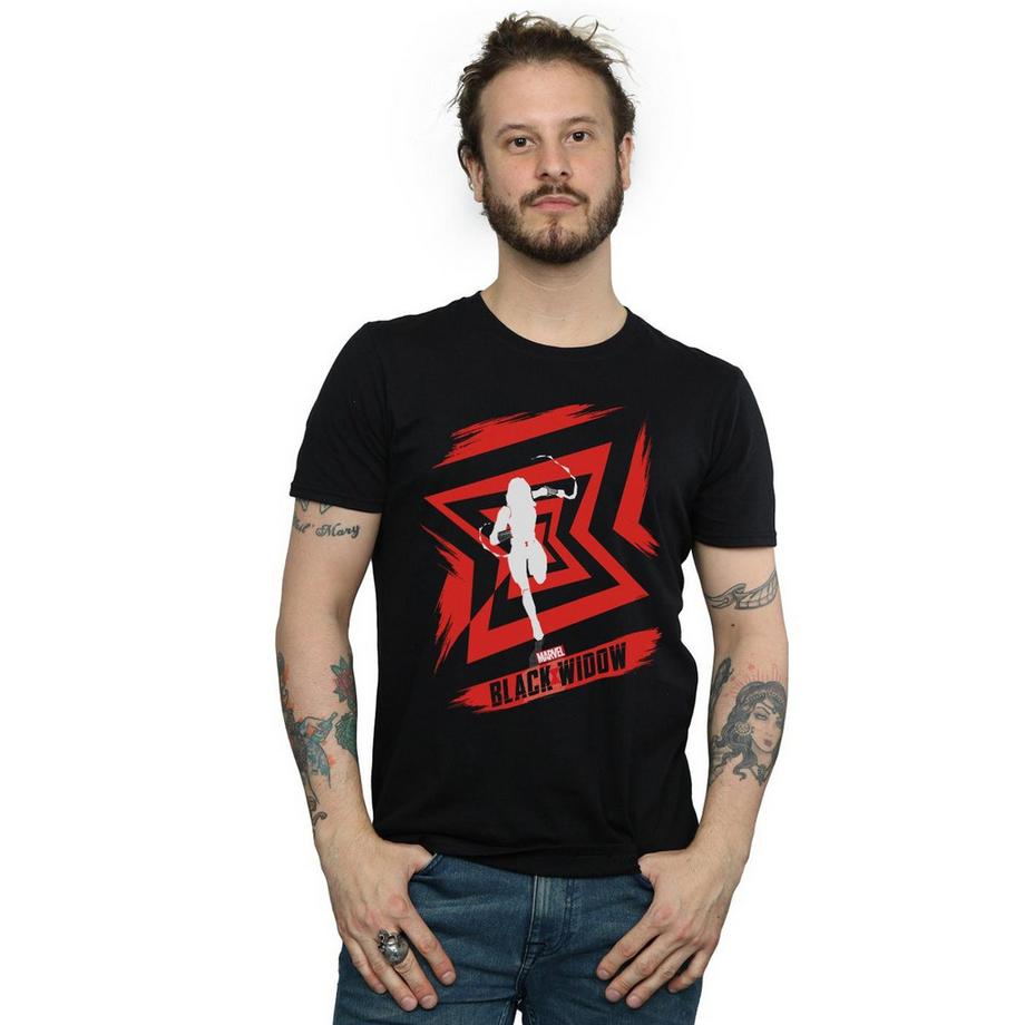 MARVEL Black Widow T-Shirt Stampa Grafica  