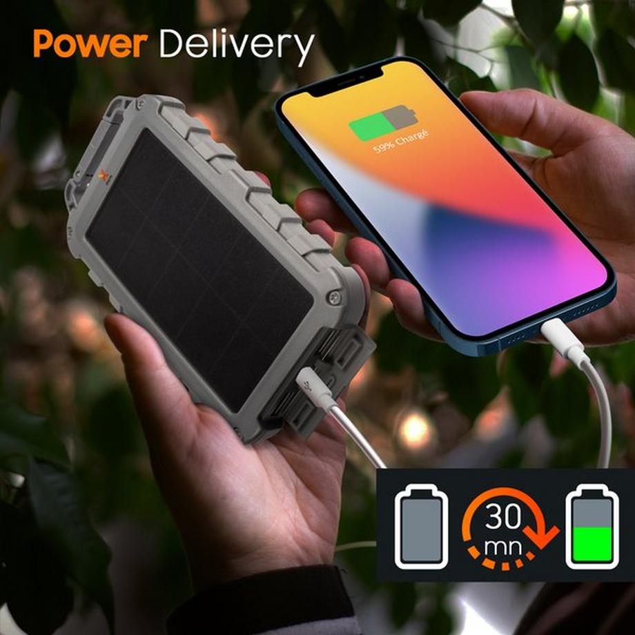 xtorm  Solar Powerbank 10000mAh Xtorm Grau 