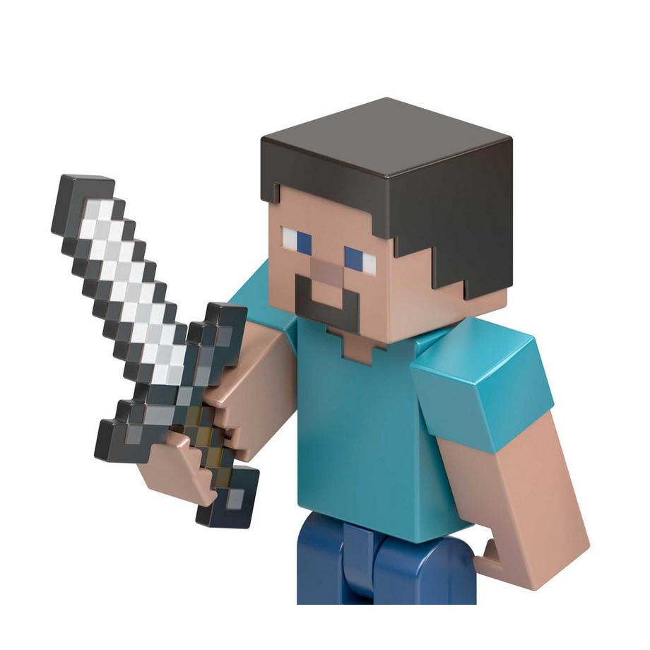 Mattel  Minecraft Craft-A-Block Steve (8cm) 