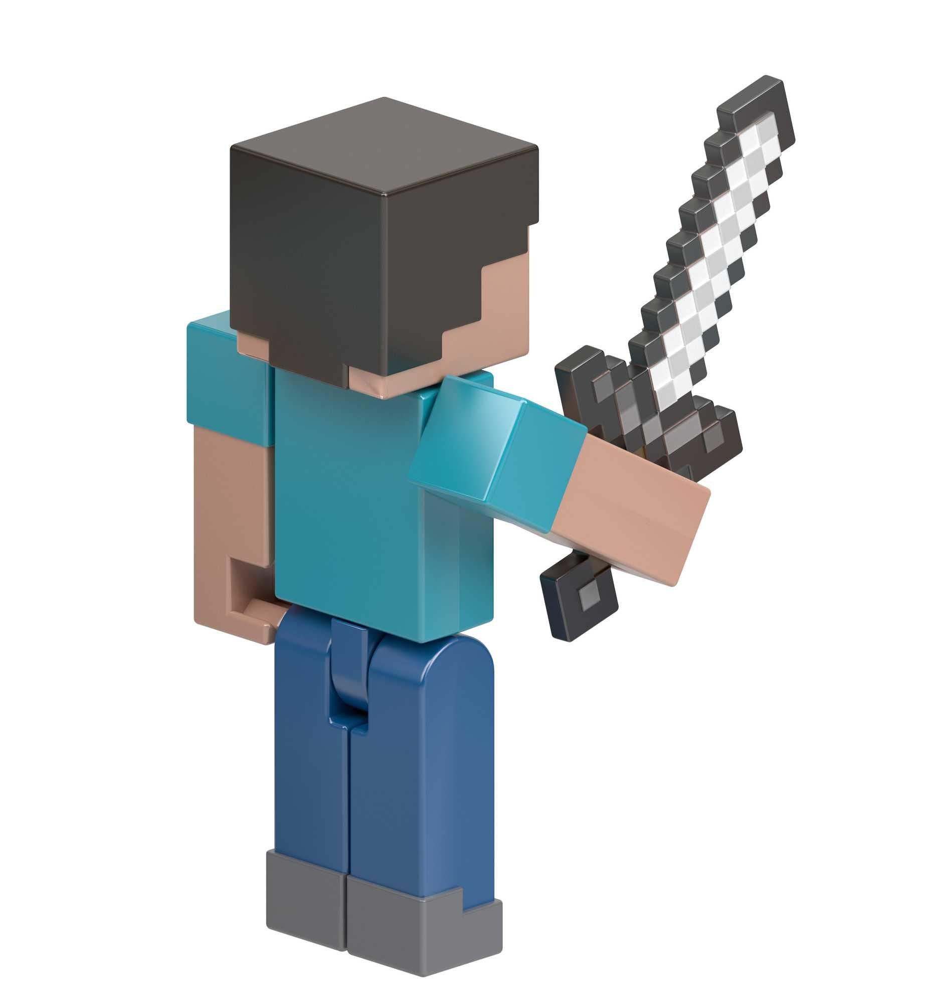 Mattel  Minecraft Craft-A-Block Steve (8cm) 