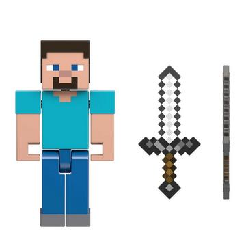 Minecraft Craft-A-Block Steve (8cm)
