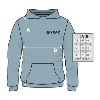 YEAZ  CUSHY Felpa con cappuccio Sky Grey (unisex) 