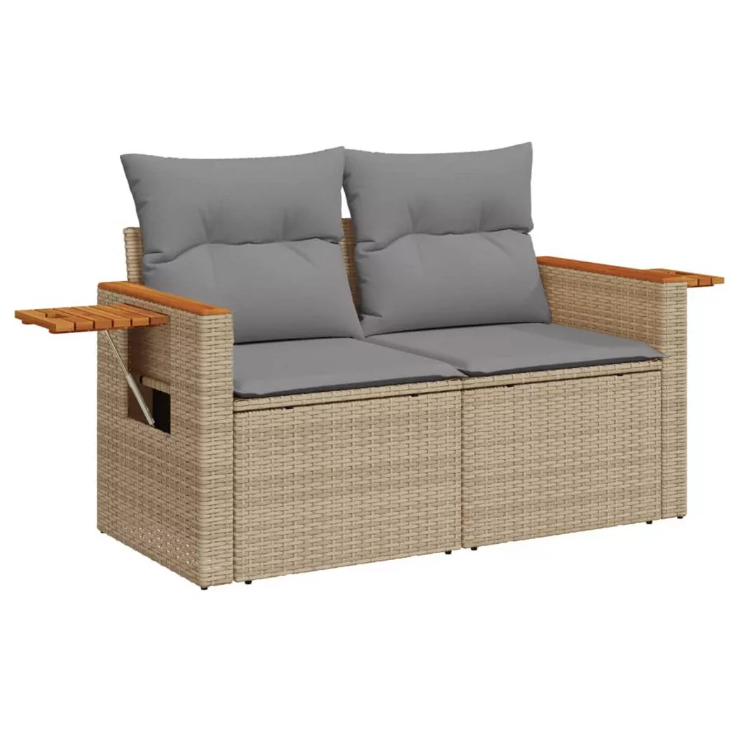 VidaXL - Canapé de jardin rotin synthétique, One Size, Beige