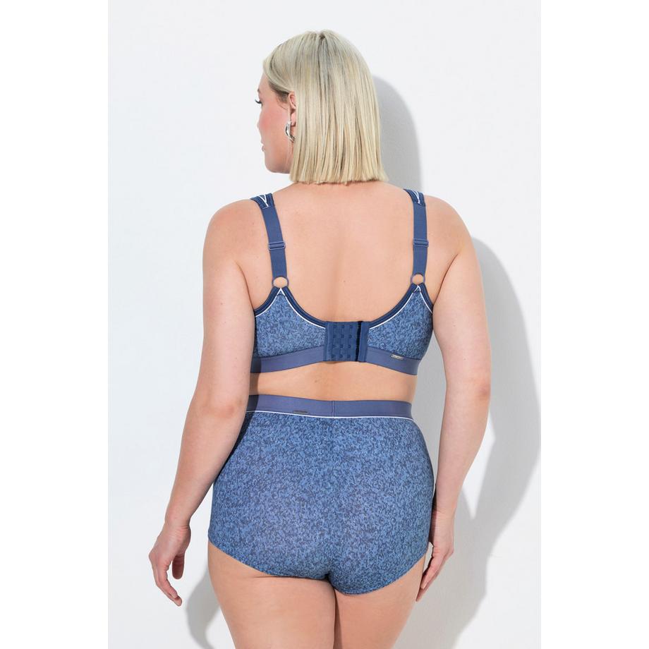 Ulla Popken Minimizer BH Denim Optik ohne Bügel Cup C D  