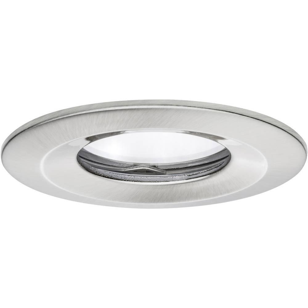 Paulmann Coin Slim Lampada a LED da incasso per bagno 6 W IP65 Ferro (spazzolato)  