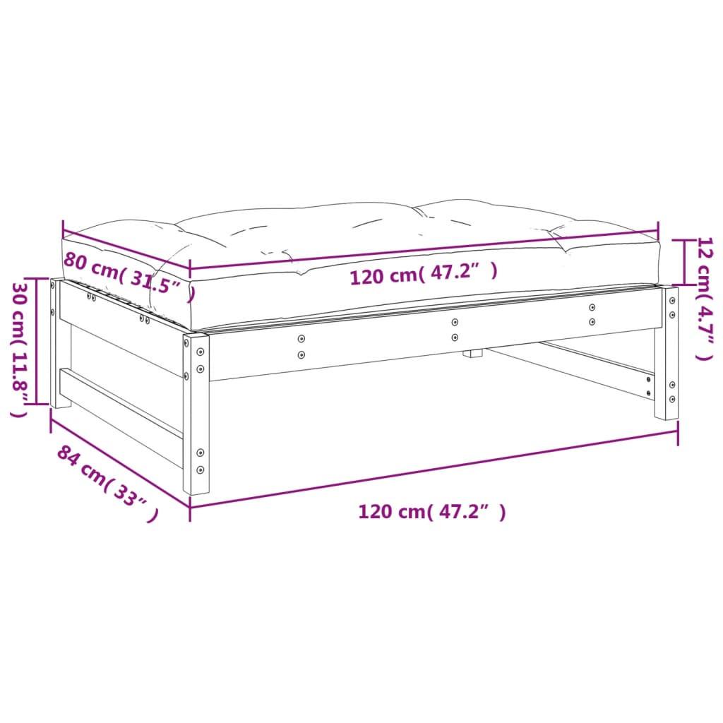 VidaXL Gartenhocker kiefernholz  