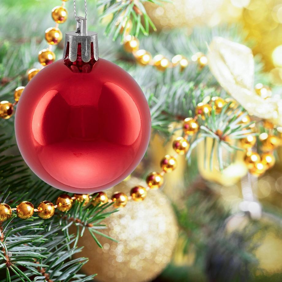 Northix Christbaumkugeln, 50er Set  