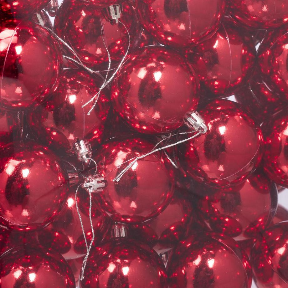 Northix Christbaumkugeln, 50er Set  