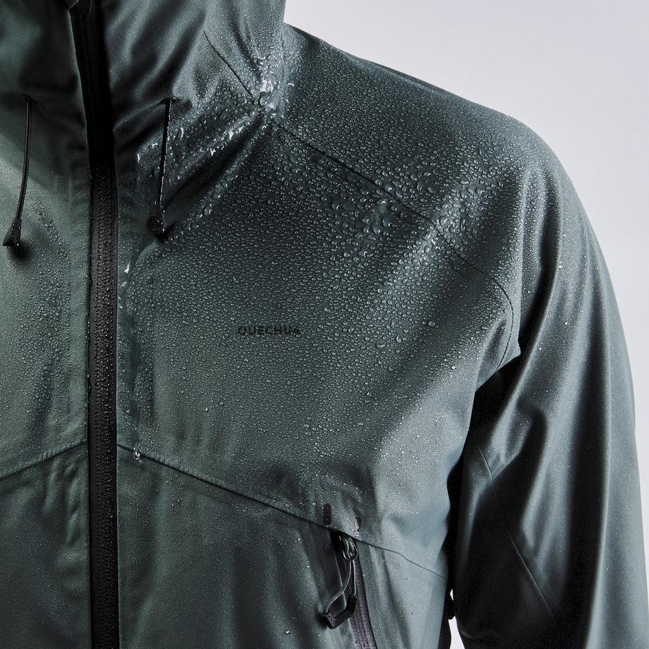 QUECHUA Veste de randonnée imperméable en polyester  