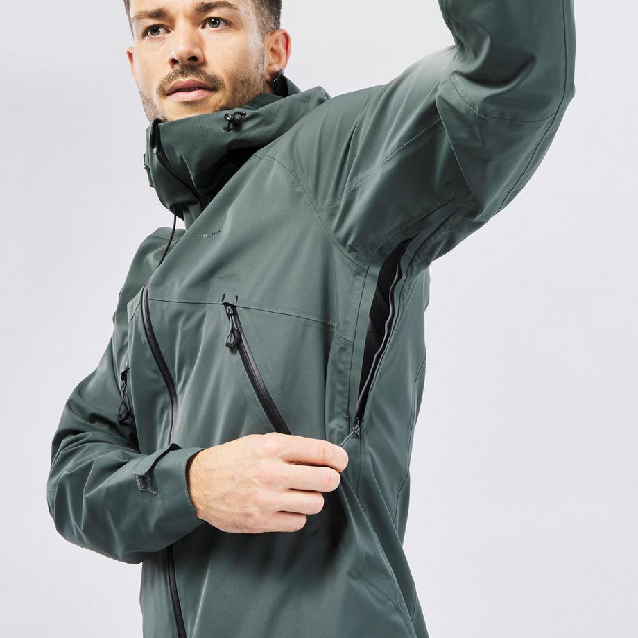 QUECHUA Veste de randonnée imperméable en polyester  