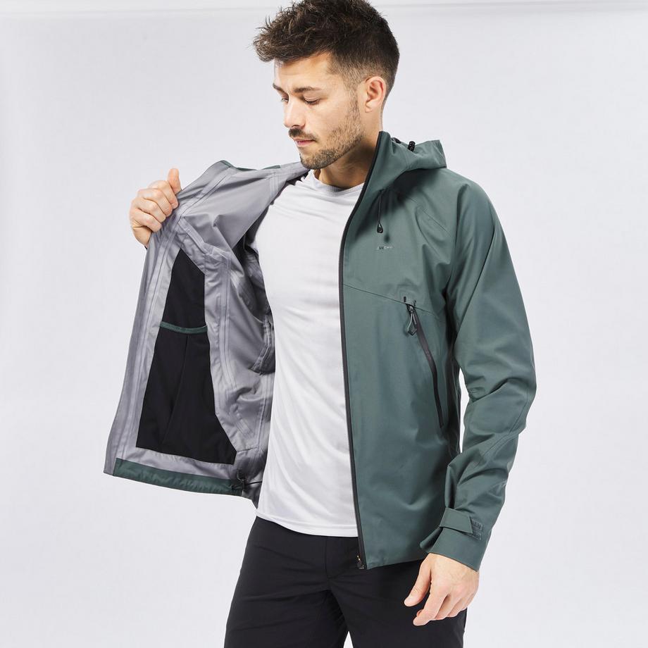 QUECHUA Veste de randonnée imperméable en polyester  