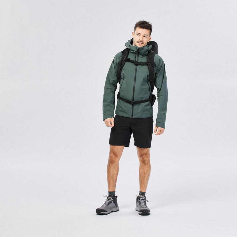 QUECHUA Veste de randonnée imperméable en polyester  