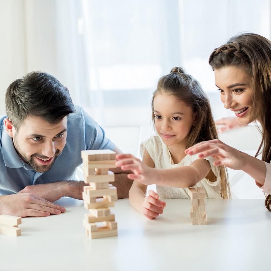 B2X  Wackelturm Holz 