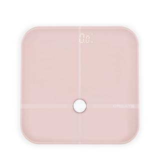 CREATE  BALANCE BODY SMART PRO - Smarte Personenwaage mit Bioimpedanz und Bluetooth, pastelrosa 