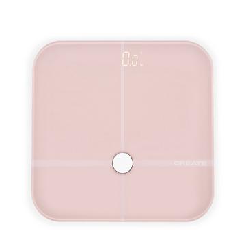 BALANCE BODY SMART PRO - Smarte Personenwaage mit Bioimpedanz und Bluetooth, pastelrosa