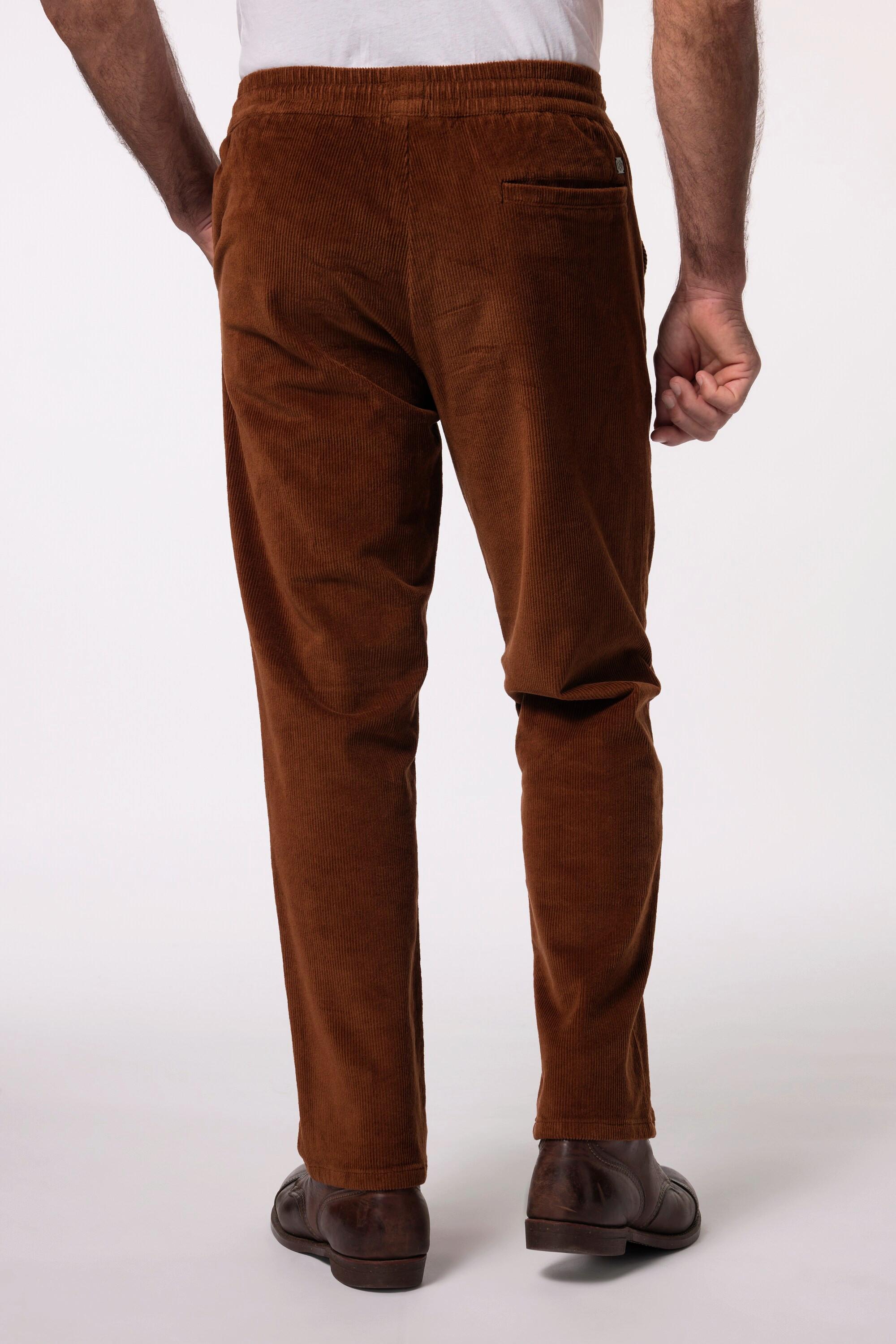 JP1880  Pantaloni di velluto a coste con cintura elastica e vestibilità moderna 