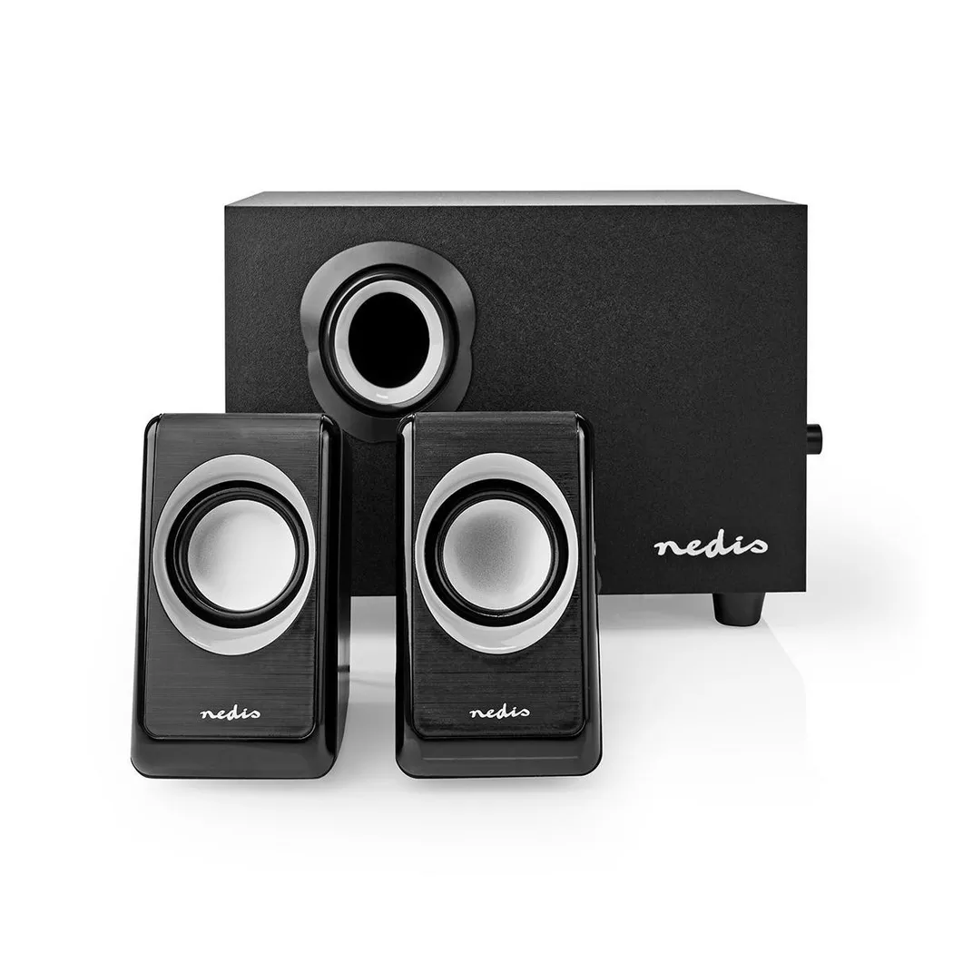 Nedis PC Speaker | 2.1 | 33 W | 3.5 mm Male | USB Powered | Volume control