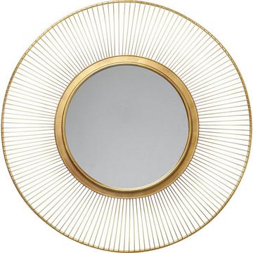 Miroir Sun Storm Doré Ø93cm