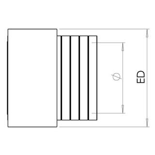 Wiska  BMCG-PVC-S-12-LG Schutzschlauch Grau 12 mm 30 m 