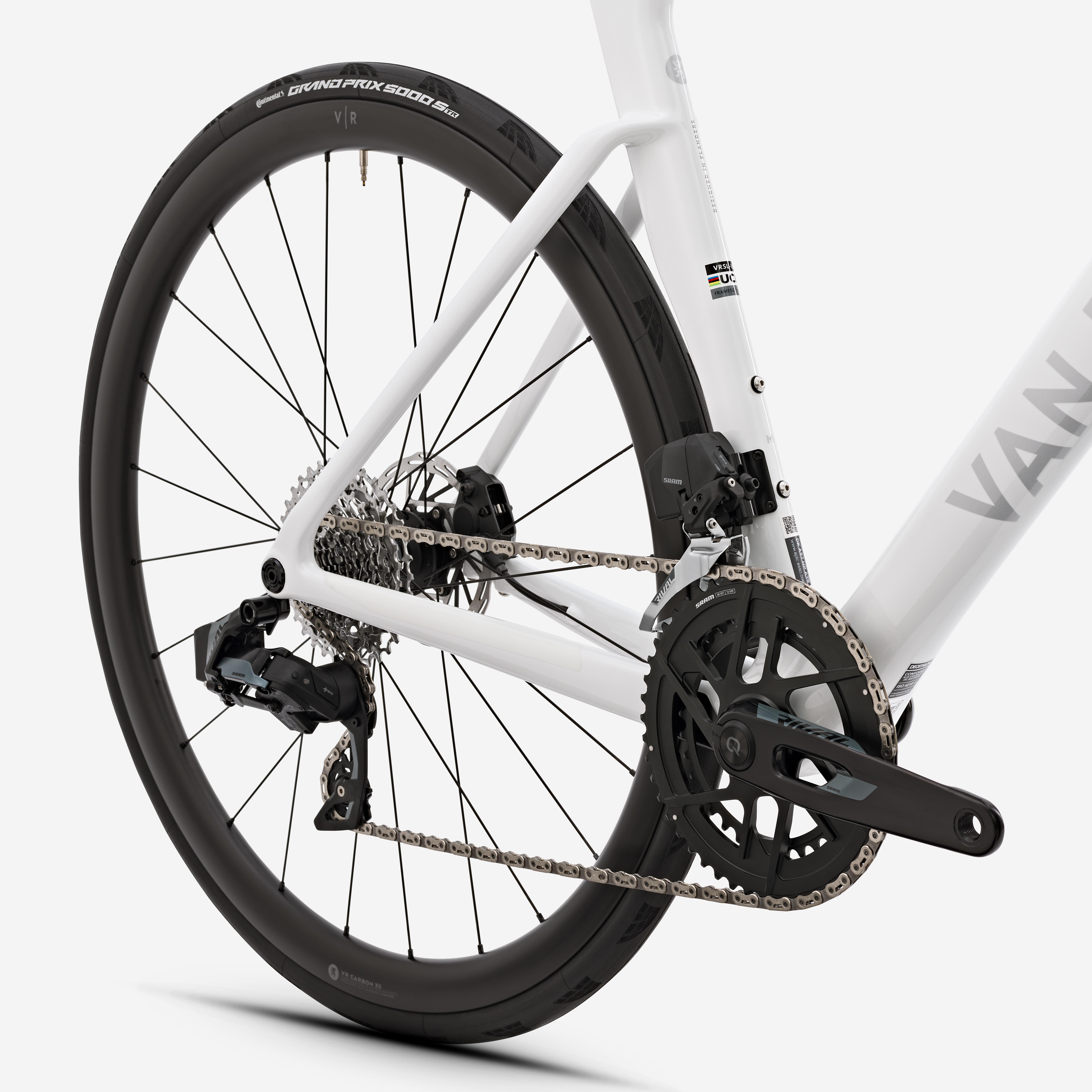 VAN RYSEL  Rennvelo Sram Rival Axs E1 12V Powermeter Carbonrahmen 