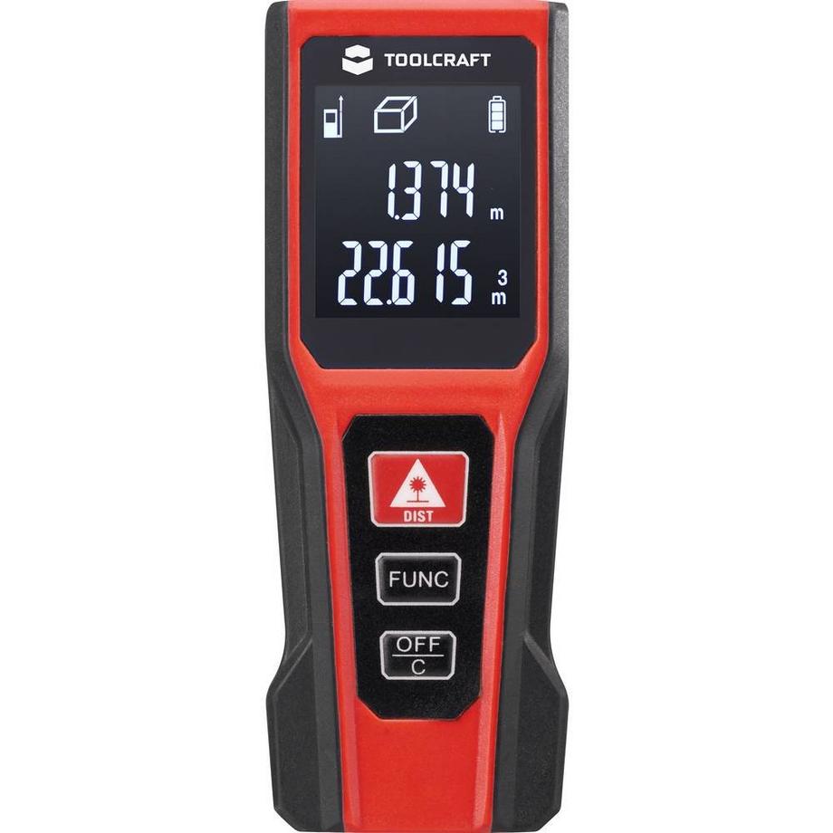 TOOLCRAFT  Laser-Distanzmesser 20 Meter 