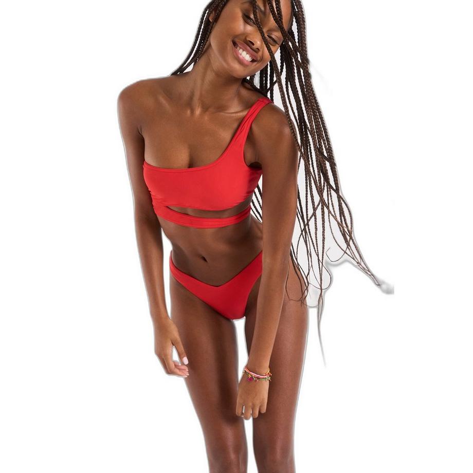 BANANA MOON Asymo Spring One Shoulder Bikini Top  