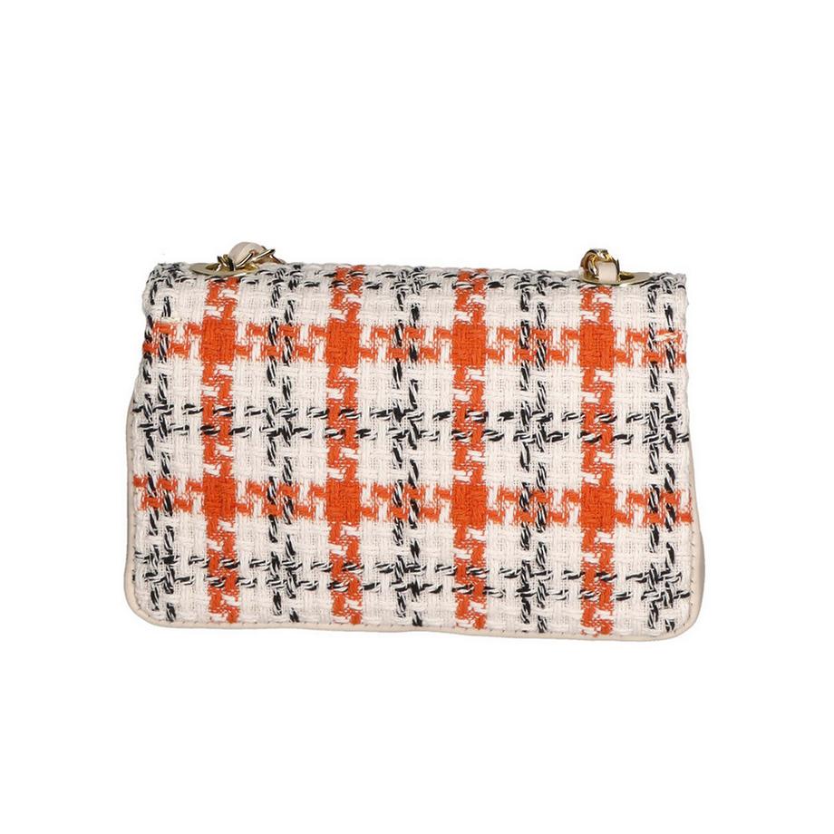 Gave Lux Houndstooth Schultertasche  