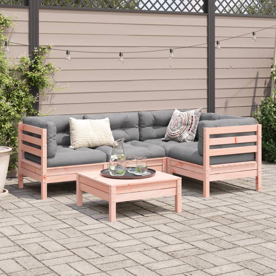 VidaXL Salon de jardin bois  
