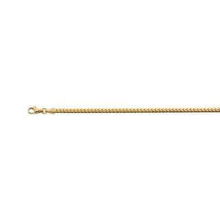 MUAU Schmuck  Collier Panzer Gelbgold 750, 3.6mm, 45cm 