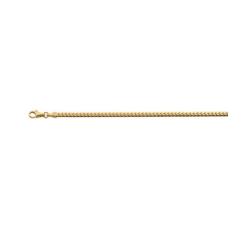 MUAU Schmuck  Collier Panzer Gelbgold 750, 3.6mm, 45cm 